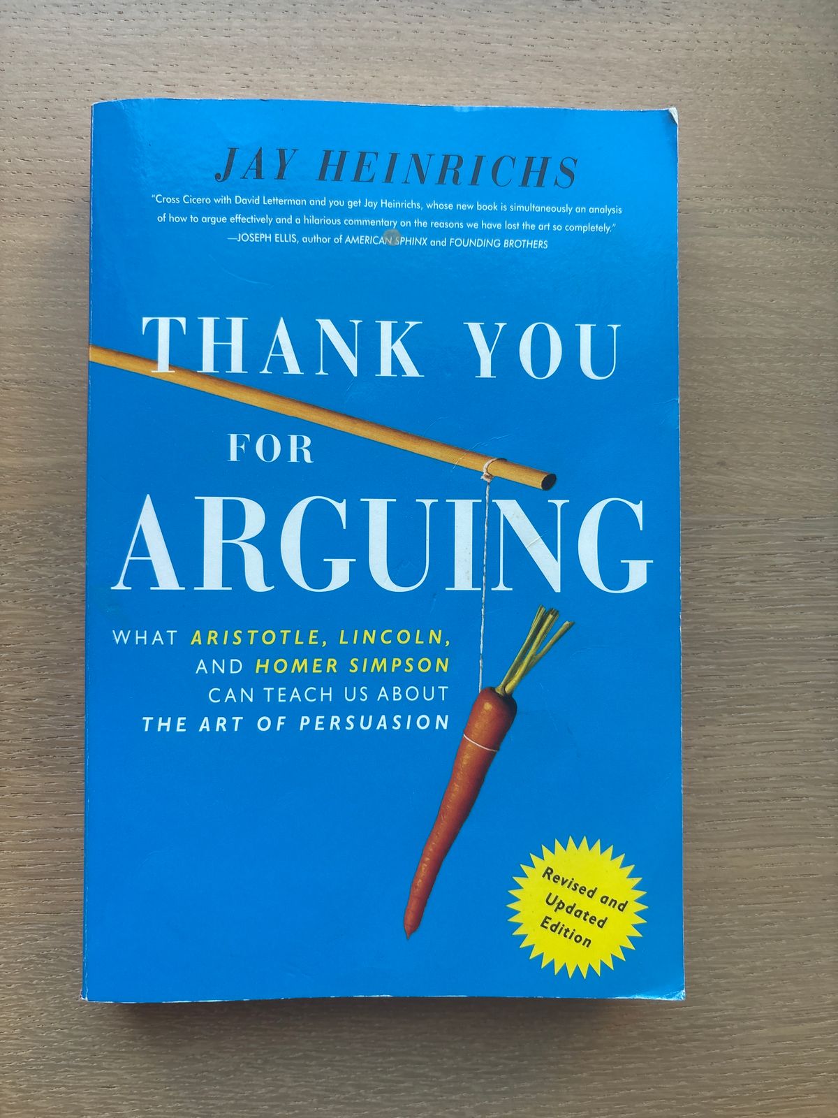 Thank You for Arguing by Jay Heinrichs