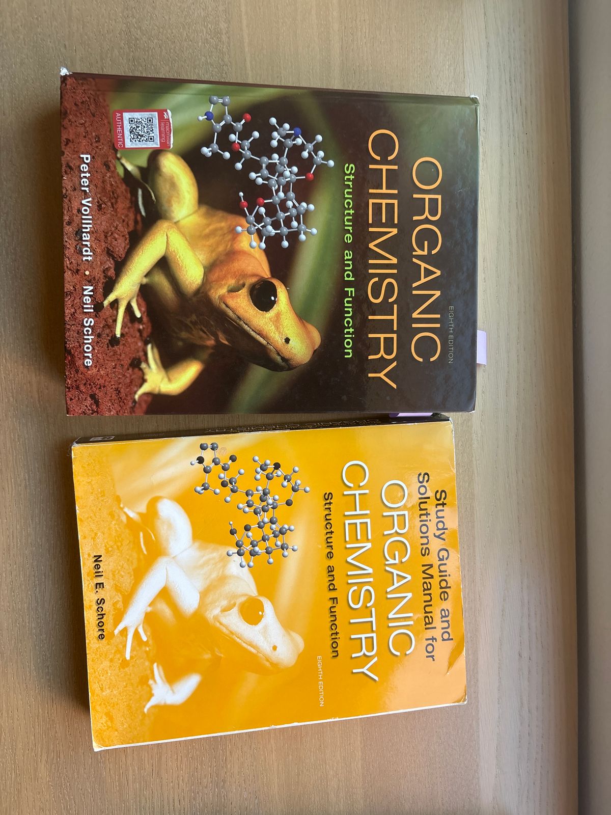 Organic Chemistry Textbook and Solutions Manual, Vollhardt and Schore, 8th Edition