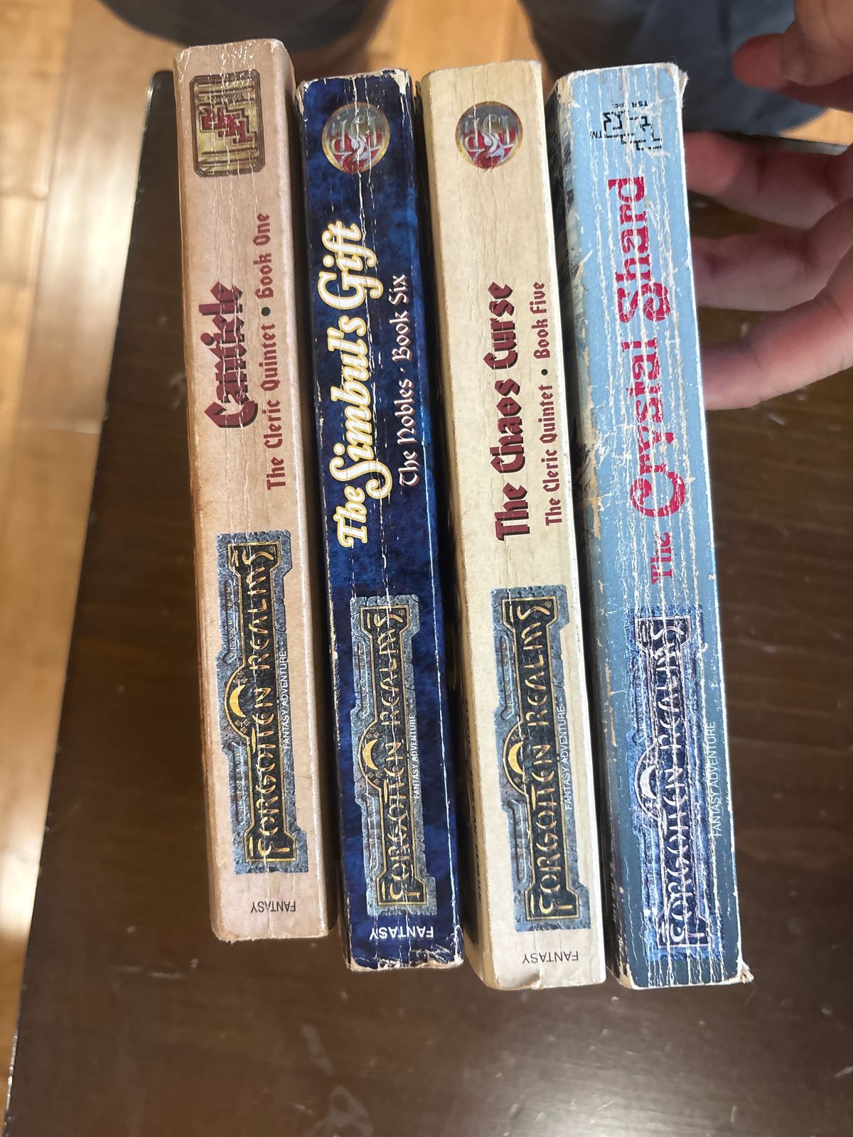 Forgotten Realms Fantasy Novels - The Cleric Quintet, The Nobles, and The Crystal Shard